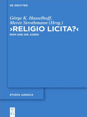 cover image of "Religio licita?"